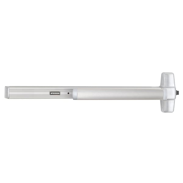 Grade 1 Rim Exit Bar, Wide Stile Pushpad, 36-in Device, Exit Only, Less Trim, Dogging Indicator, Hex